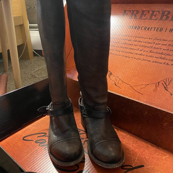 Freebird by Steven ROADEY Leather Strappy Boots - Picture 4 of 15